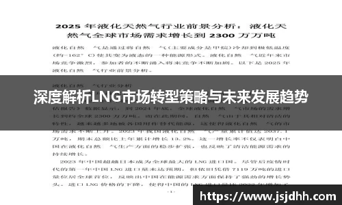 深度解析LNG市场转型策略与未来发展趋势